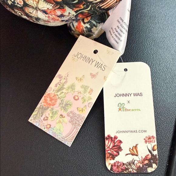 NWT JOHNNY WAS TEYROS VELVET BEAR - Picture 4 of 5